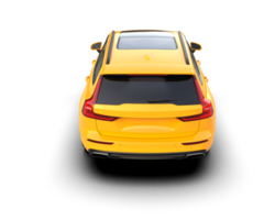 Modern car isolated on background. 3d rendering - illustration png