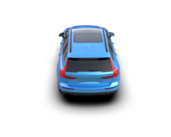 Modern car isolated on background. 3d rendering - illustration png
