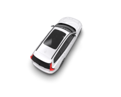 Modern car isolated on background. 3d rendering - illustration png
