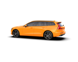 Modern car isolated on background. 3d rendering - illustration png