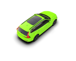 Modern car isolated on background. 3d rendering - illustration png