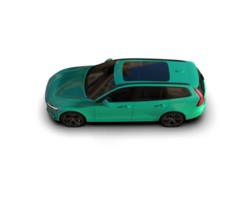 Modern car isolated on background. 3d rendering - illustration png