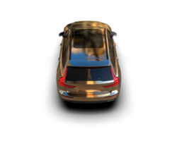Modern car isolated on background. 3d rendering - illustration png