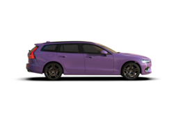 Modern car isolated on background. 3d rendering - illustration png