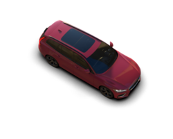 Modern car isolated on background. 3d rendering - illustration png