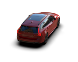 Modern car isolated on background. 3d rendering - illustration png