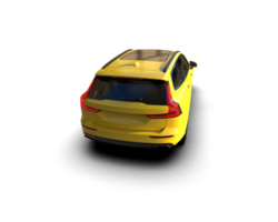 Modern car isolated on background. 3d rendering - illustration png