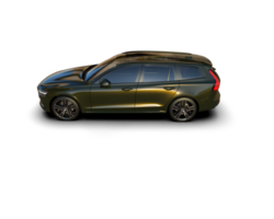 Modern car isolated on background. 3d rendering - illustration png