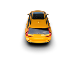 Modern car isolated on background. 3d rendering - illustration png