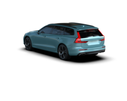 Modern car isolated on background. 3d rendering - illustration png