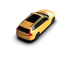 Modern car isolated on background. 3d rendering - illustration png