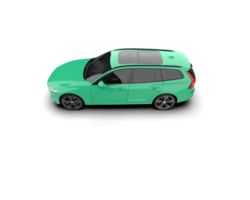 Modern car isolated on background. 3d rendering - illustration png