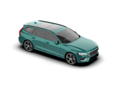 Modern car isolated on background. 3d rendering - illustration png