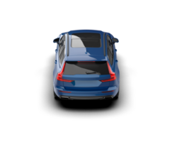 Modern car isolated on background. 3d rendering - illustration png