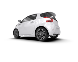 Modern car isolated on background. 3d rendering - illustration png