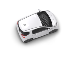 Modern car isolated on background. 3d rendering - illustration png