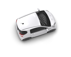 Modern car isolated on background. 3d rendering - illustration png