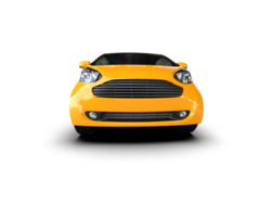 Modern car isolated on background. 3d rendering - illustration png