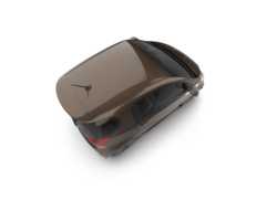 Modern car isolated on background. 3d rendering - illustration png