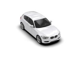 Modern car isolated on background. 3d rendering - illustration png
