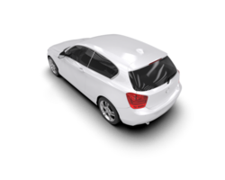 Modern car isolated on background. 3d rendering - illustration png