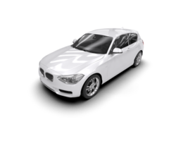 Modern car isolated on background. 3d rendering - illustration png