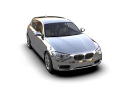 Modern car isolated on background. 3d rendering - illustration png
