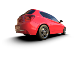 Modern car isolated on background. 3d rendering - illustration png