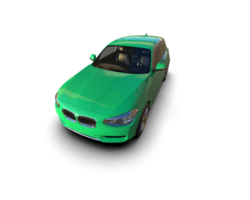 Modern car isolated on background. 3d rendering - illustration png