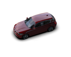 Modern car isolated on background. 3d rendering - illustration png