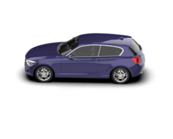 Modern car isolated on background. 3d rendering - illustration png
