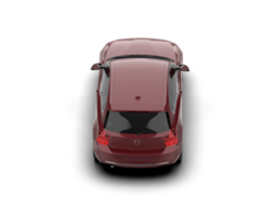 Modern car isolated on background. 3d rendering - illustration png