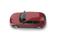 Modern car isolated on background. 3d rendering - illustration png