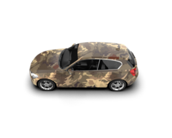 Modern car isolated on background. 3d rendering - illustration png