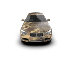 Modern car isolated on background. 3d rendering - illustration png