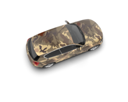 Modern car isolated on background. 3d rendering - illustration png