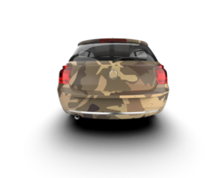 Modern car isolated on background. 3d rendering - illustration png