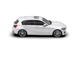 Modern car isolated on background. 3d rendering - illustration png