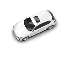 Modern car isolated on background. 3d rendering - illustration png