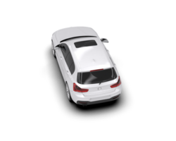 Modern car isolated on background. 3d rendering - illustration png
