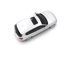 Modern car isolated on background. 3d rendering - illustration png