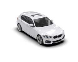 Modern car isolated on background. 3d rendering - illustration png