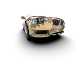 Modern car isolated on background. 3d rendering - illustration png
