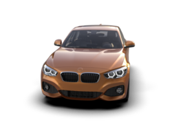 Modern car isolated on background. 3d rendering - illustration png