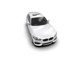 Modern car isolated on background. 3d rendering - illustration png