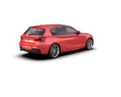 Modern car isolated on background. 3d rendering - illustration png