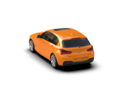 Modern car isolated on background. 3d rendering - illustration png