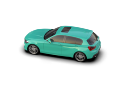 Modern car isolated on background. 3d rendering - illustration png