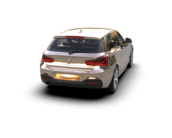 Modern car isolated on background. 3d rendering - illustration png