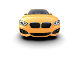 Modern car isolated on background. 3d rendering - illustration png